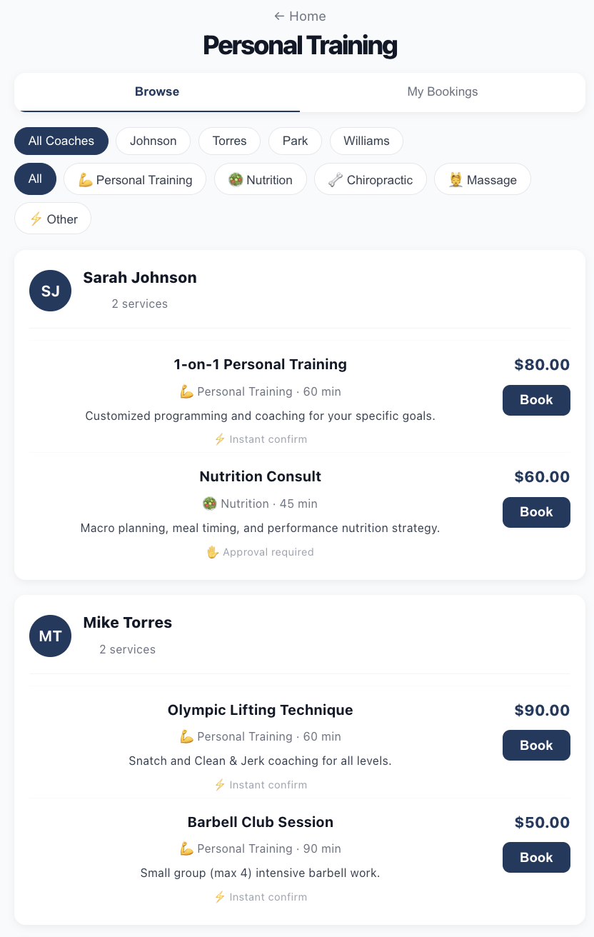 Personal Training